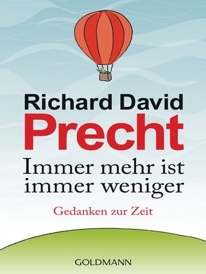 cover image of Immer mehr ist immer weniger